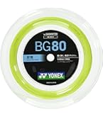 YONEX　ロールガット　200m BG80パワー ホワイト　2ロール ヨネックス BG80 パワー YONEX BG80 POWER BG80P-2 200m